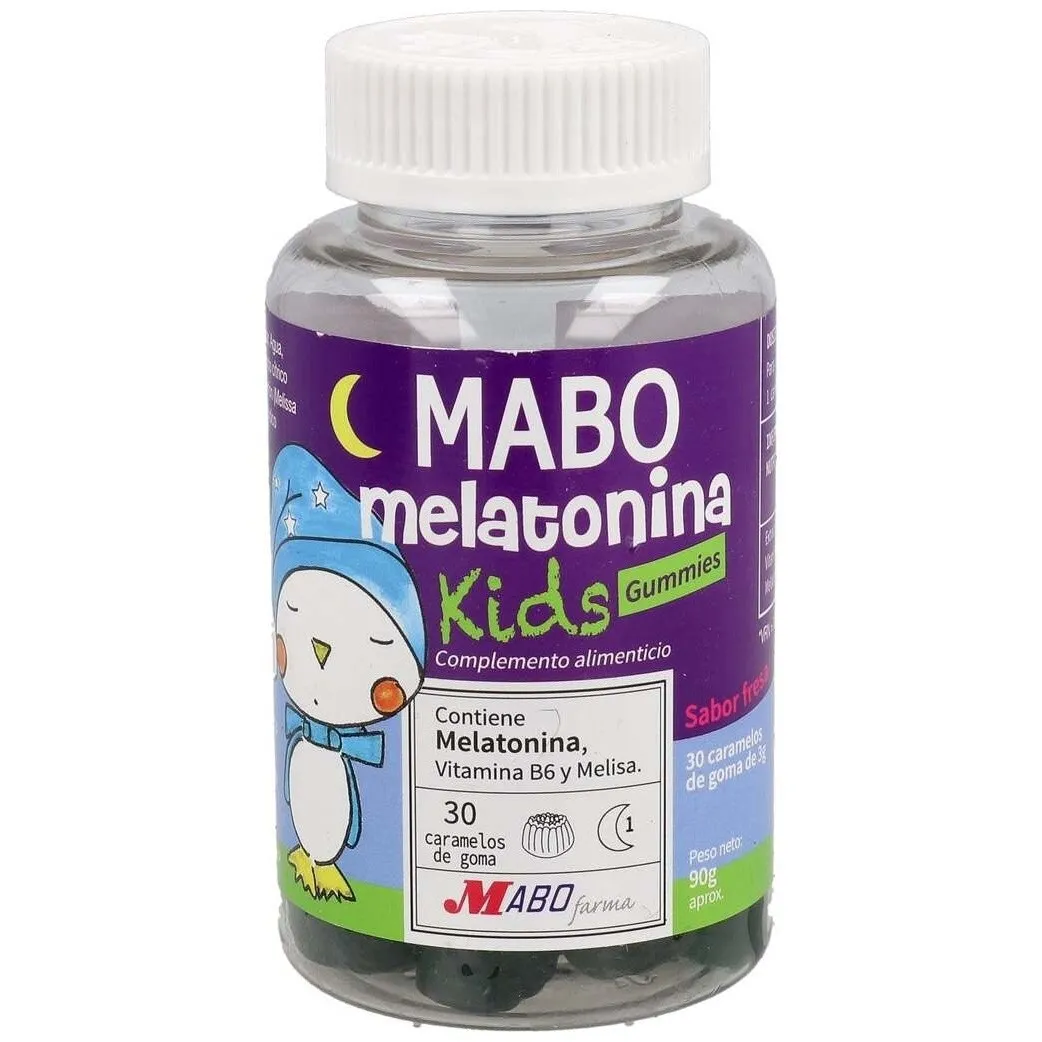Mabo Mabomelatonina Kids Gominolas Para Conciliar El Sueño De Los Pequeños 30U