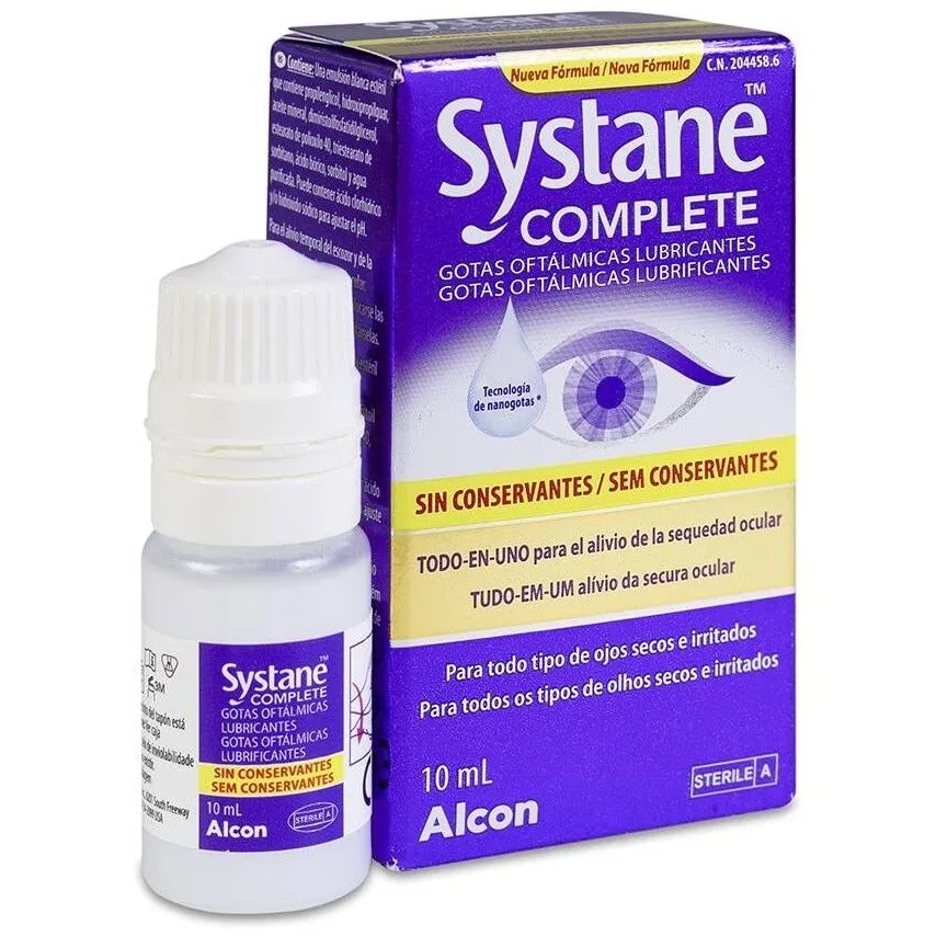 Alcon Systame Complete Sin Conservantes, 10 Ml