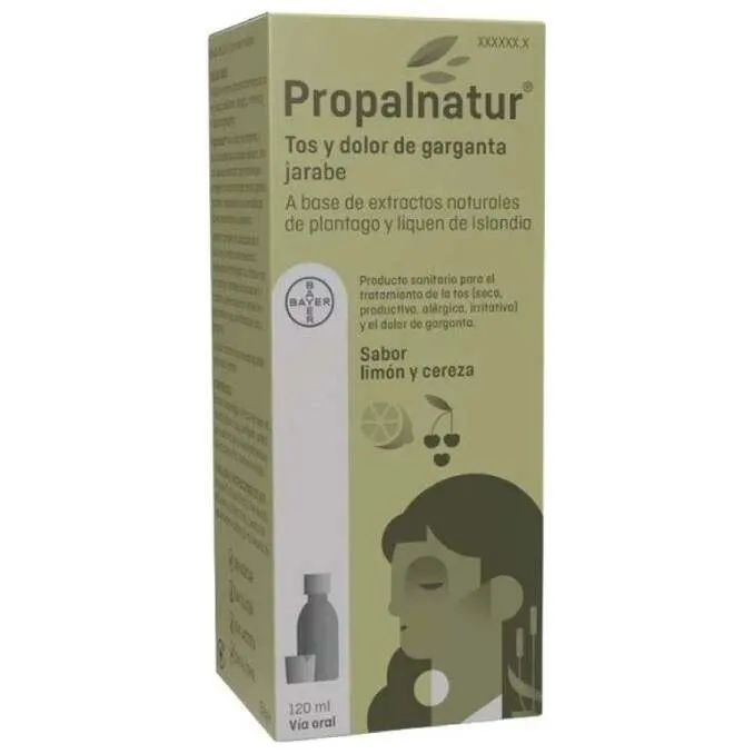 Bayer Propalnatur Jarabe Para La Tos Y El Dolor De Garganta 120Ml