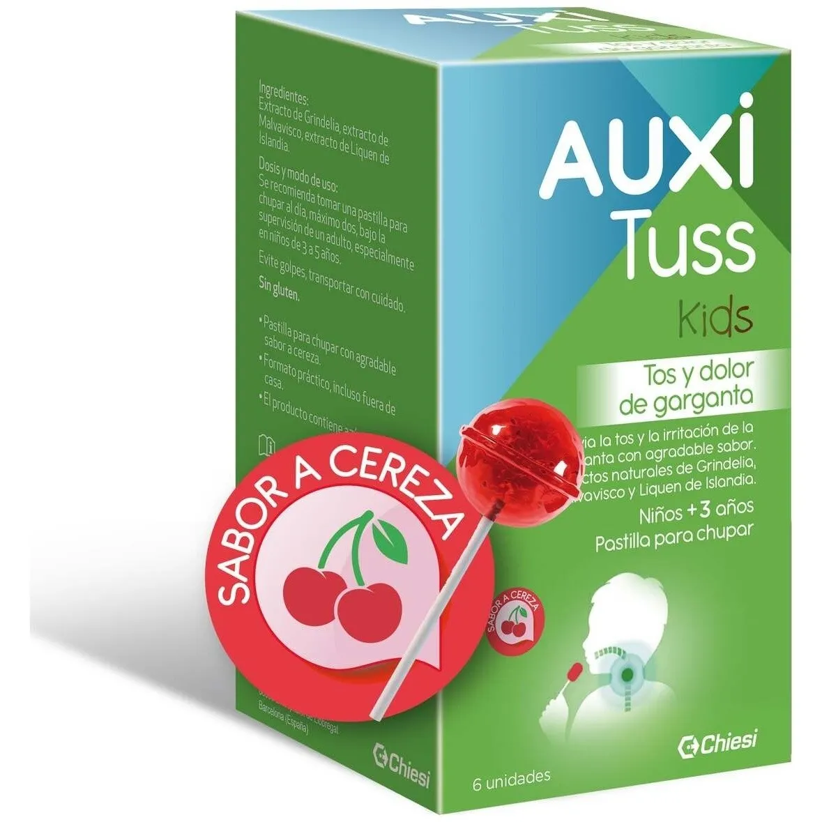 Auxi Tuss Kids Pastillas Para Chupar 6Comp