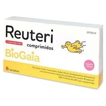 Reuteri Fresa 10 Comprimidos