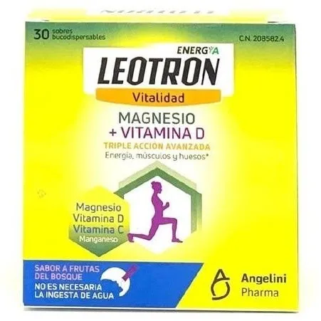 Leotron Magnesio + Vitamina D 30 Sticks