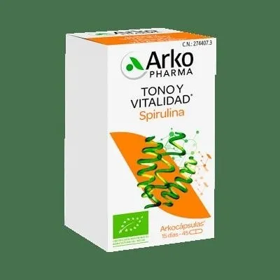 Arkopharma Arkocápsulas Spirulina, 50 Cápsulas