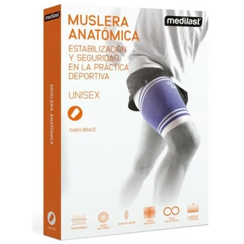 Medilast Muslera Anatómica Talla S, 1 Ud