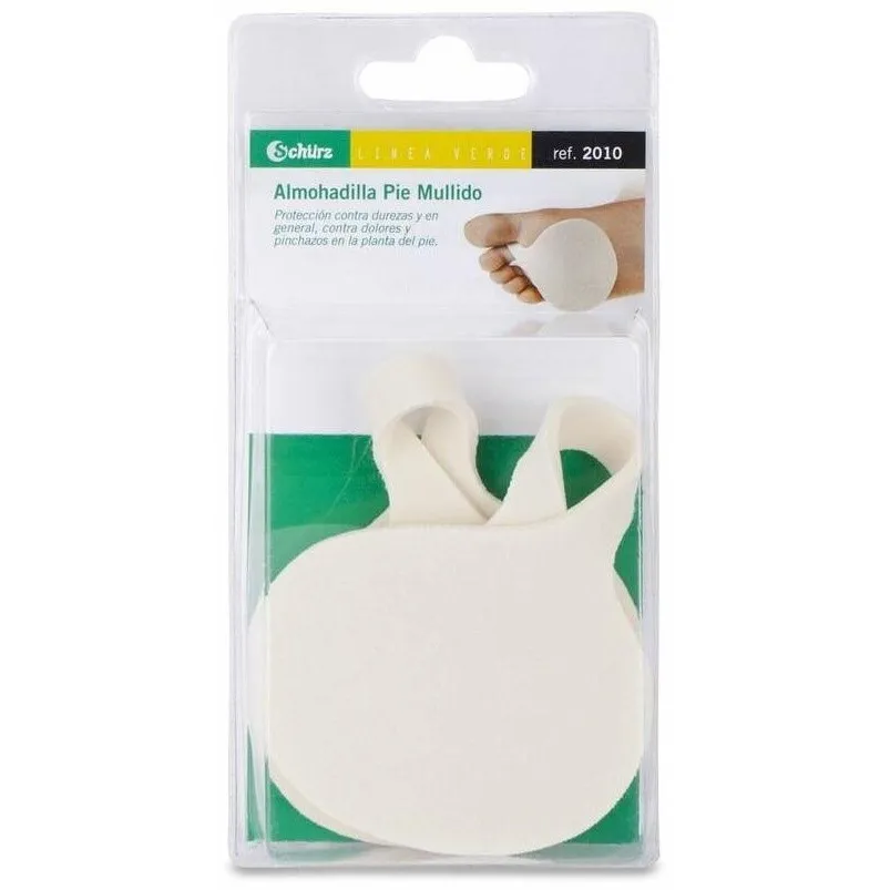 Schurz Almohadilla Pie Mullido, 2 Unidades