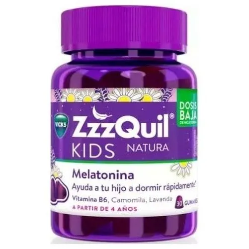 Zzzquil Natura Kids Sabor Frutos Del Bosque Gummies 30Uds