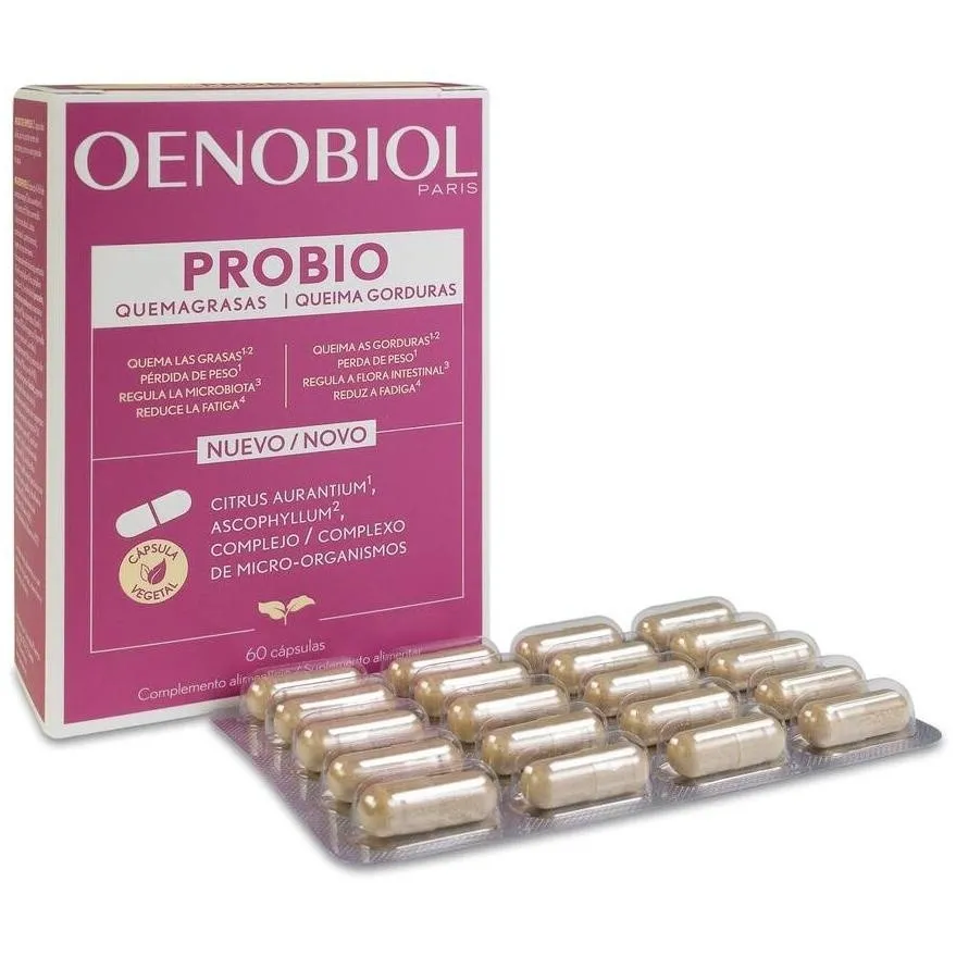 Oenobiol Probio Quema Grasas 60 Capsulas