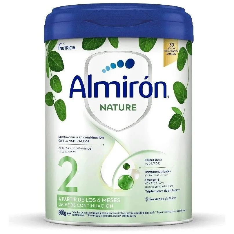 Almirón Nature 2 Leche De Continuación En Polvo 800G