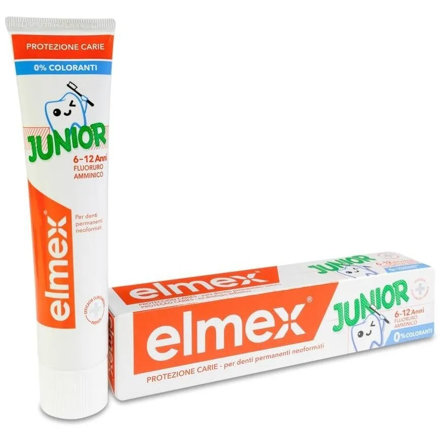 Elmex Junior Pasta De Dientes Infantil 6-12 Años 75Ml