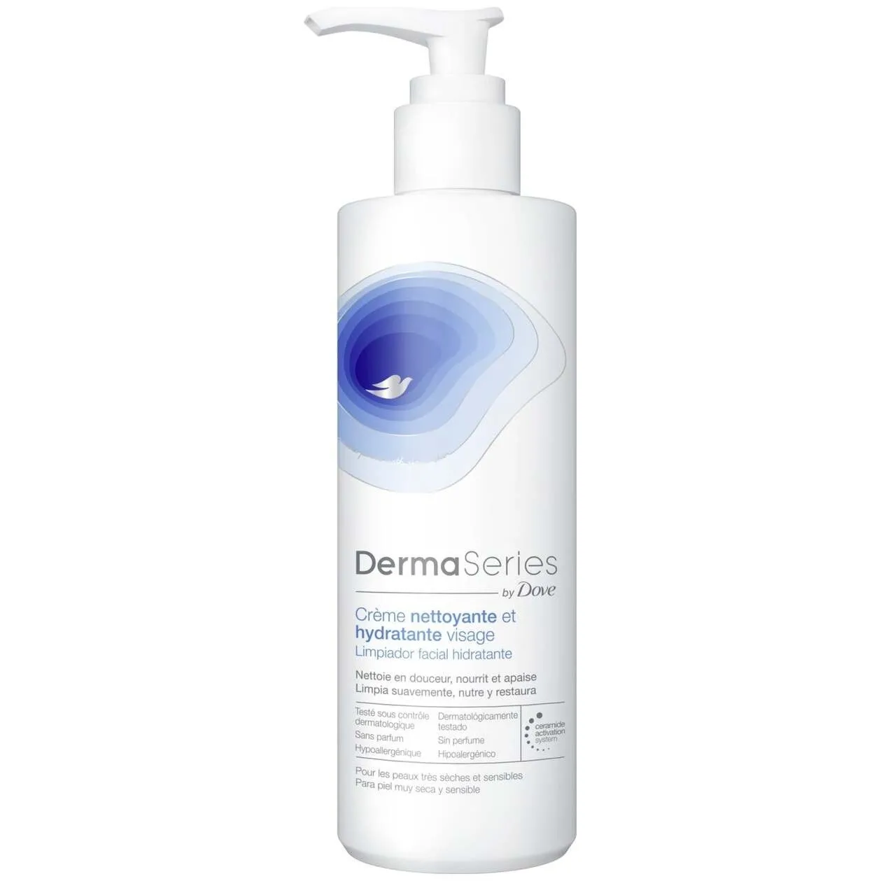Dove Dermaseries Limpiador Facial Hidratante, 250 Ml