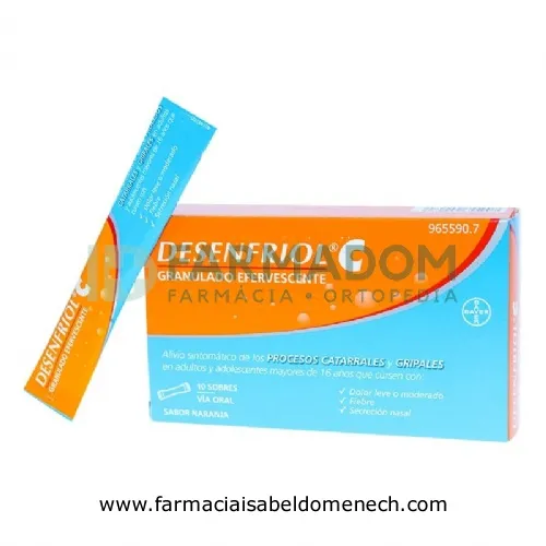 DESENFRIOL C GRANULADO EFERVESCENTE , 10 sobres