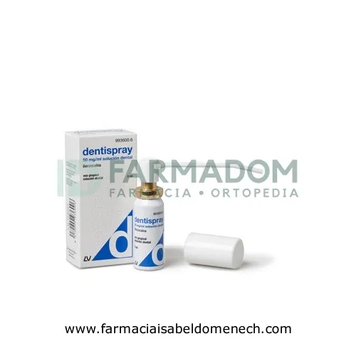 DENTISPRAY 50 mg/ml SOLUCION DENTAL , 1 frasco de 5 ml
