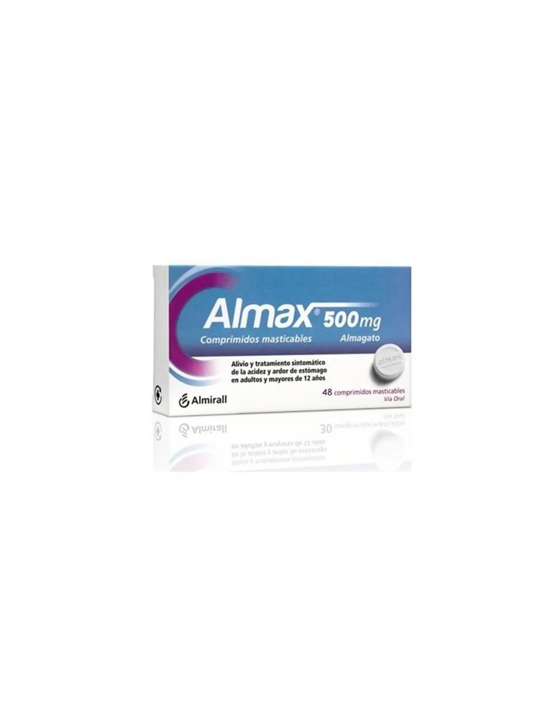 ALMAX 500 MG 48 COMPRIMIDOS MASTICABLES