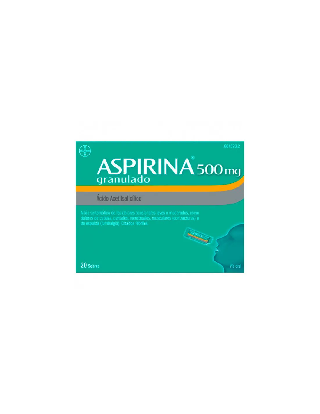 ASPIRINA 500 MG GRANULADO