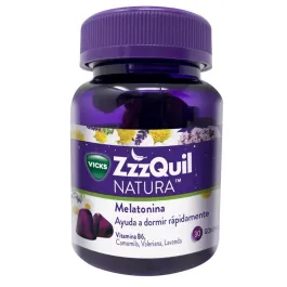 Zzzquil ZZZQUIL Natura Gummies Melatonina Ayuda para Dormir