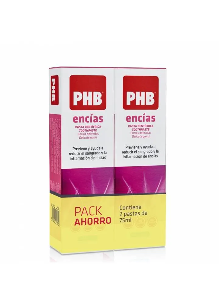 PHB DUPLO PASTA DE ENCIAS 75 ML.+75 ML.