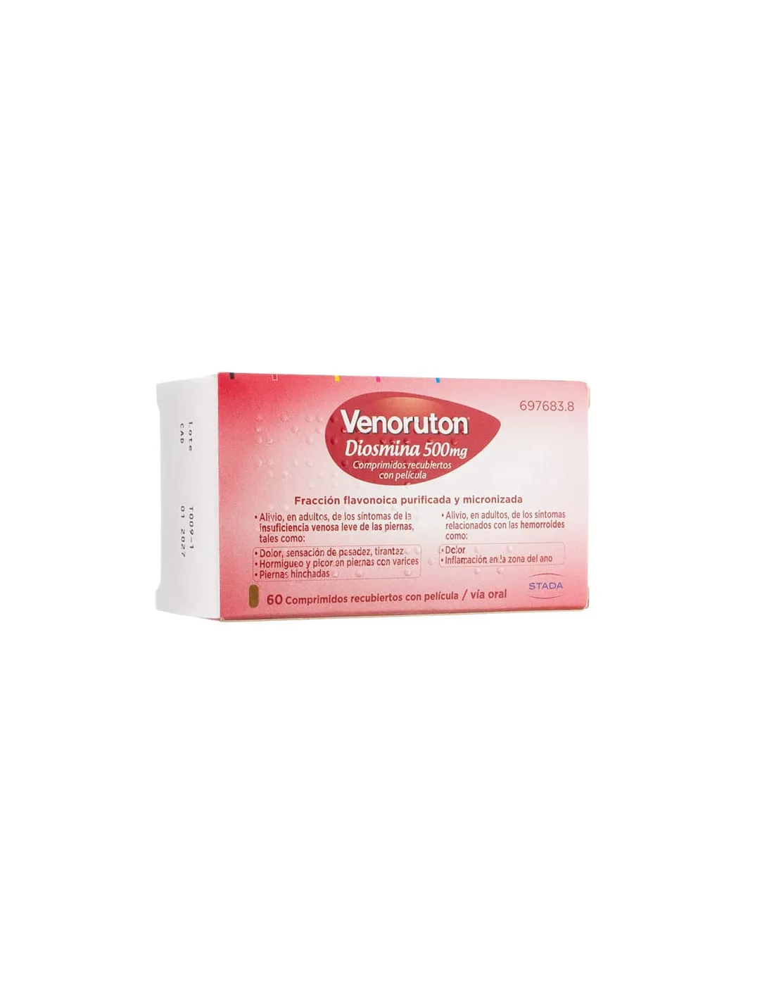 VENORUTON DIOSMINA 500 MG 60 COMPRIMIDOS RECUBIERTOS