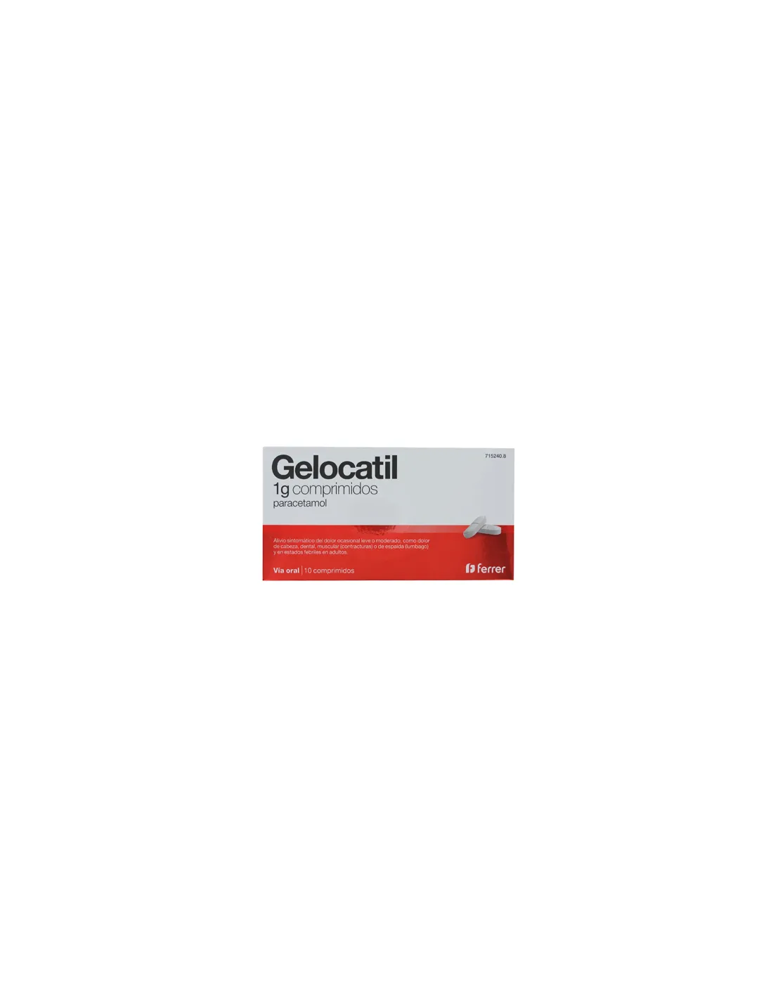 GELOCATIL 1 G COMPRIMIDOS