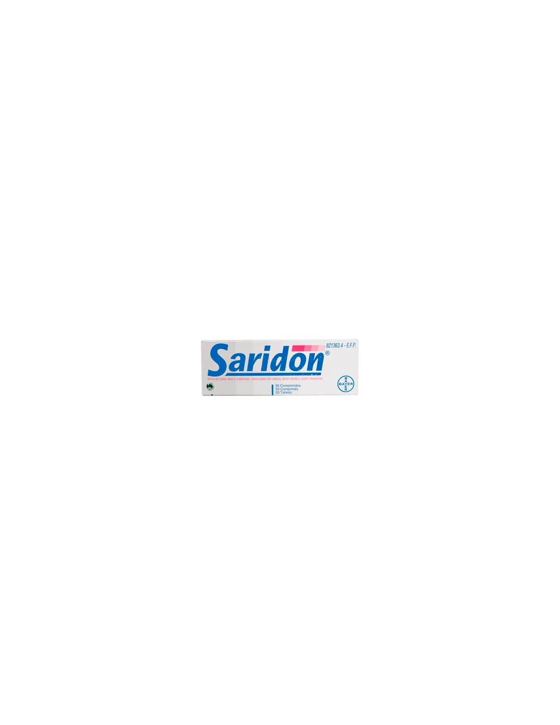 SARIDON 250 MG/150 MG/50 MG COMPRIMIDOS