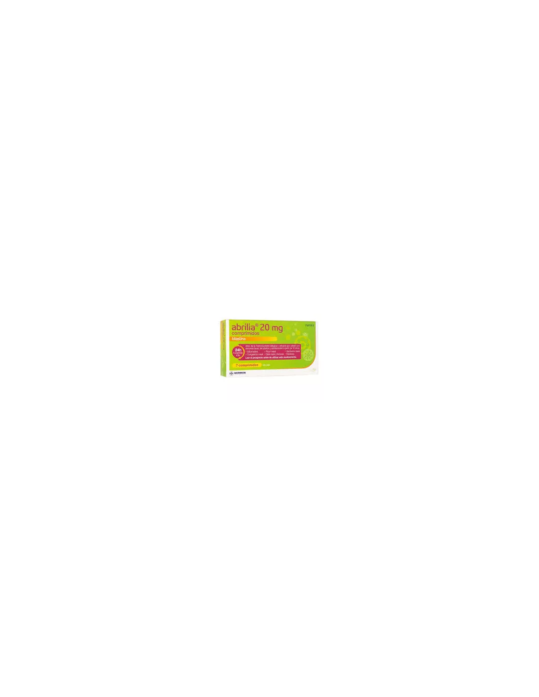 Abrilia Efg 20 Mg 7 Comprimidos