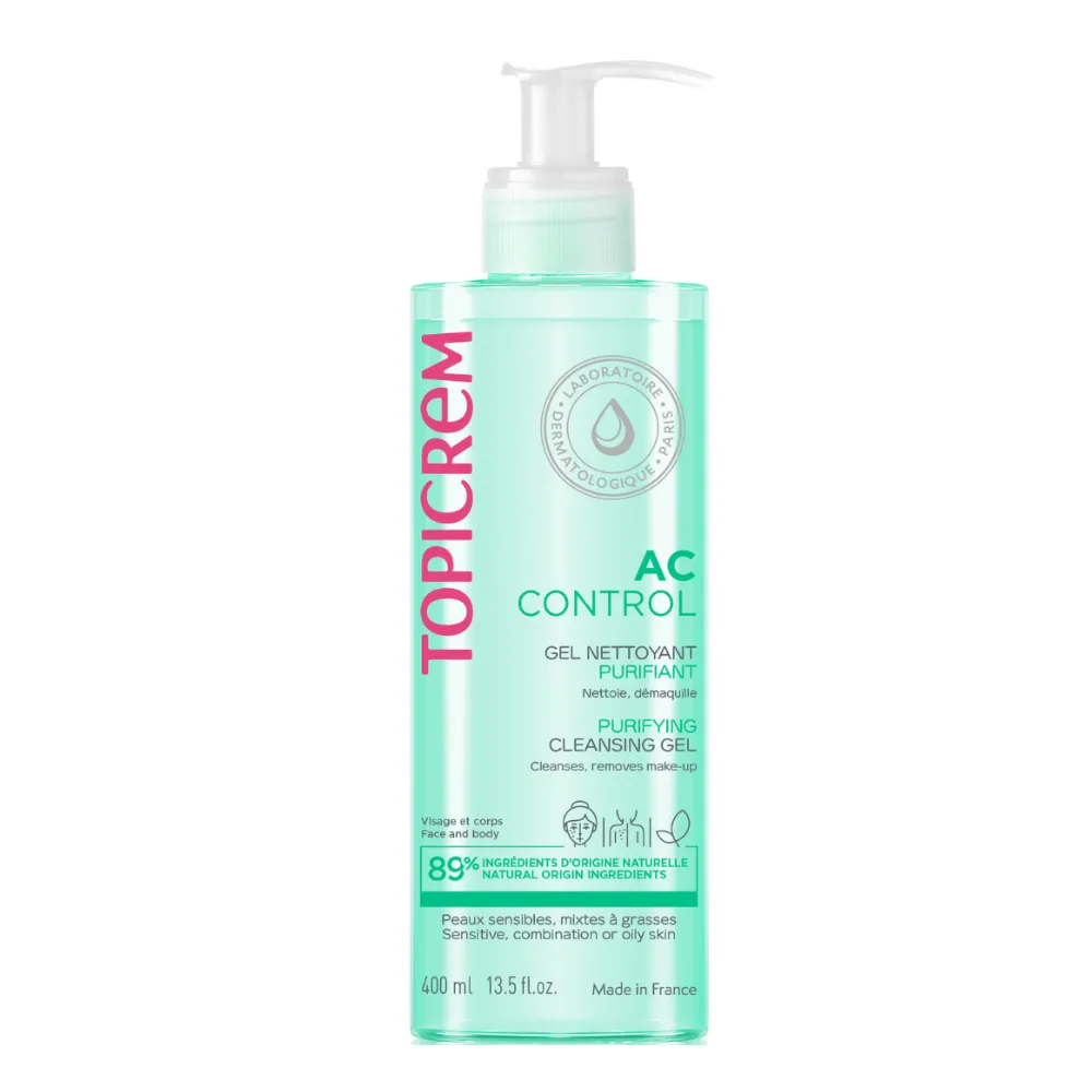 AC Contorl Gel Control Limpiador Purificante, 400 ml. - Topicrem