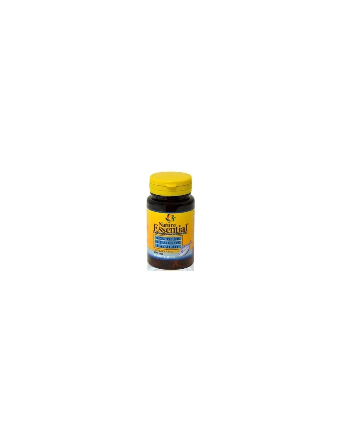 Aceite De Higado De Bacalao 410Mg. 50Perlas de Nature Essential