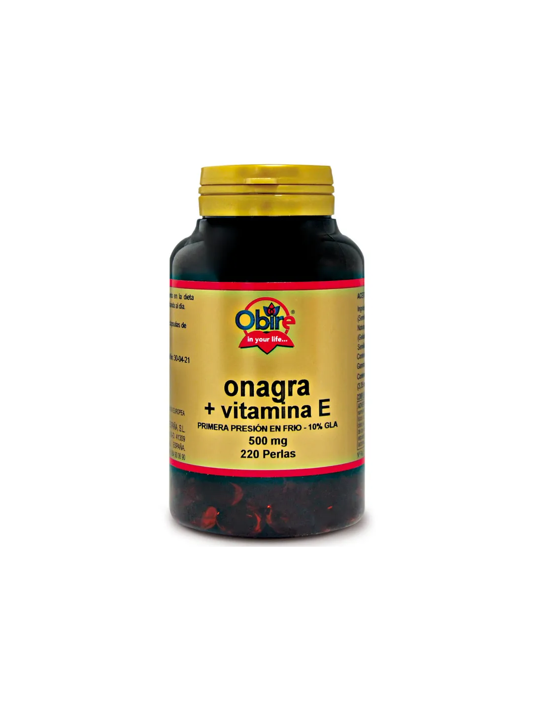 Aceite De Onagra 510Mg. 220Perlas de Obire