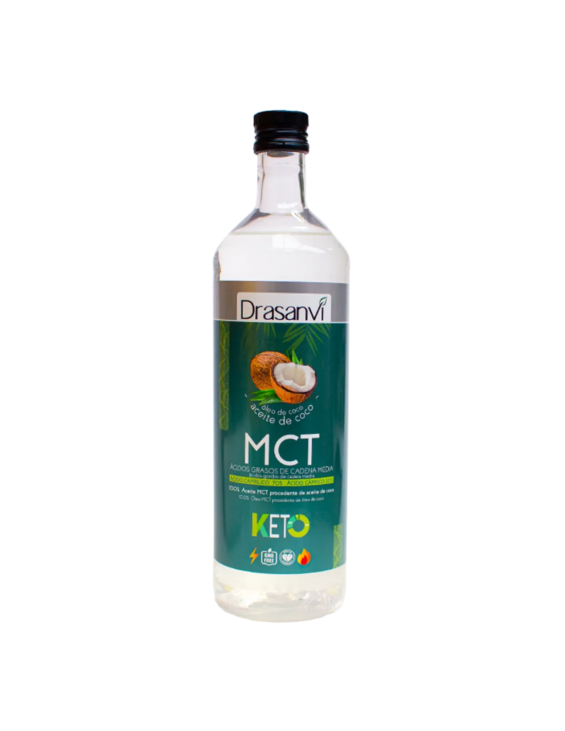 Aceite Mct Coco 1000Ml Keto Drasanvi