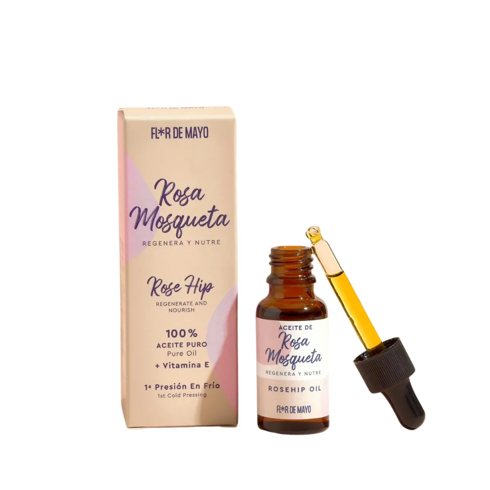 Aceite Natrual de Rosa Mosqueta, 20 ml. - Flor de Mayo