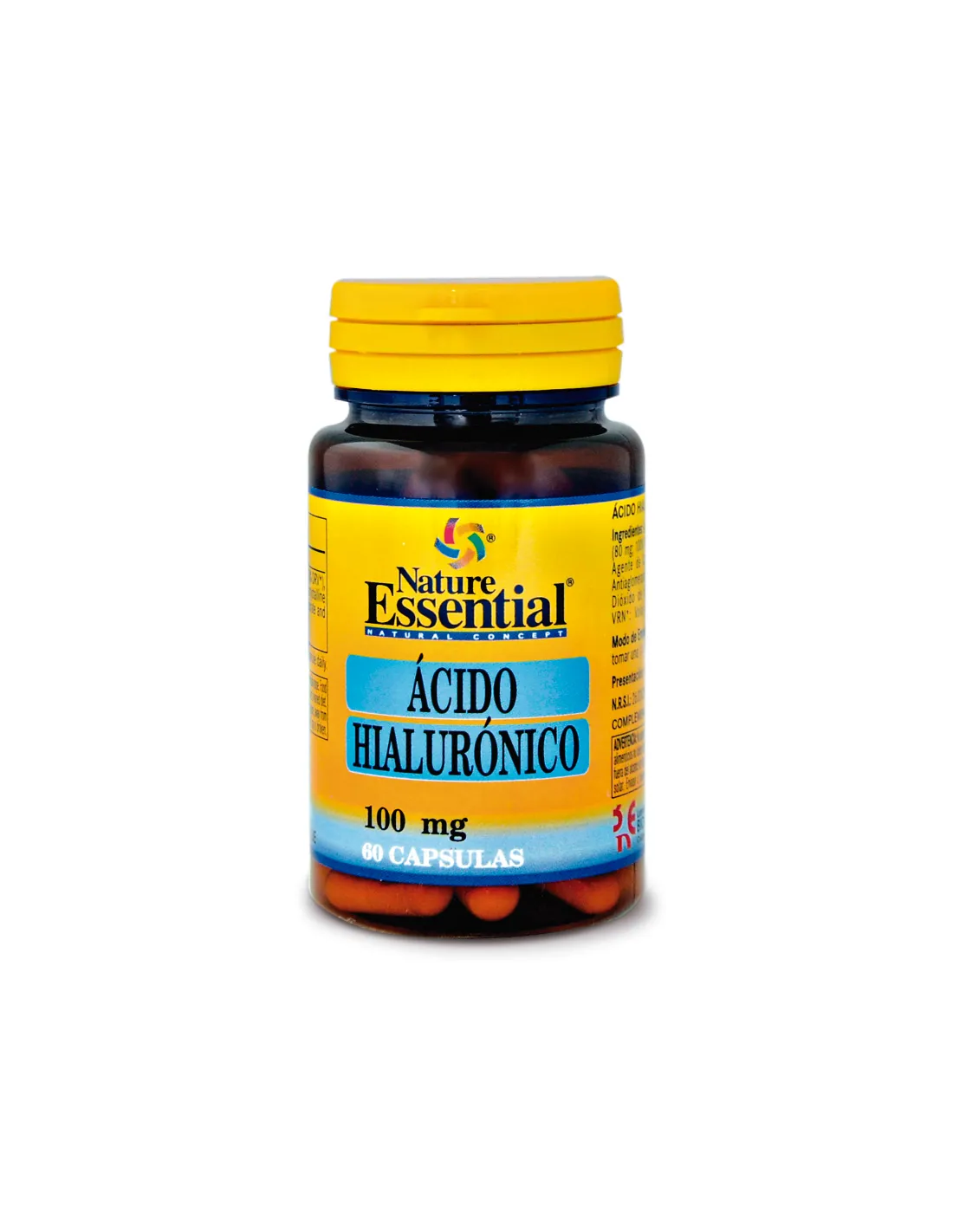 Acido Hialuronico 100Mg. 60Cap. de Nature Essential