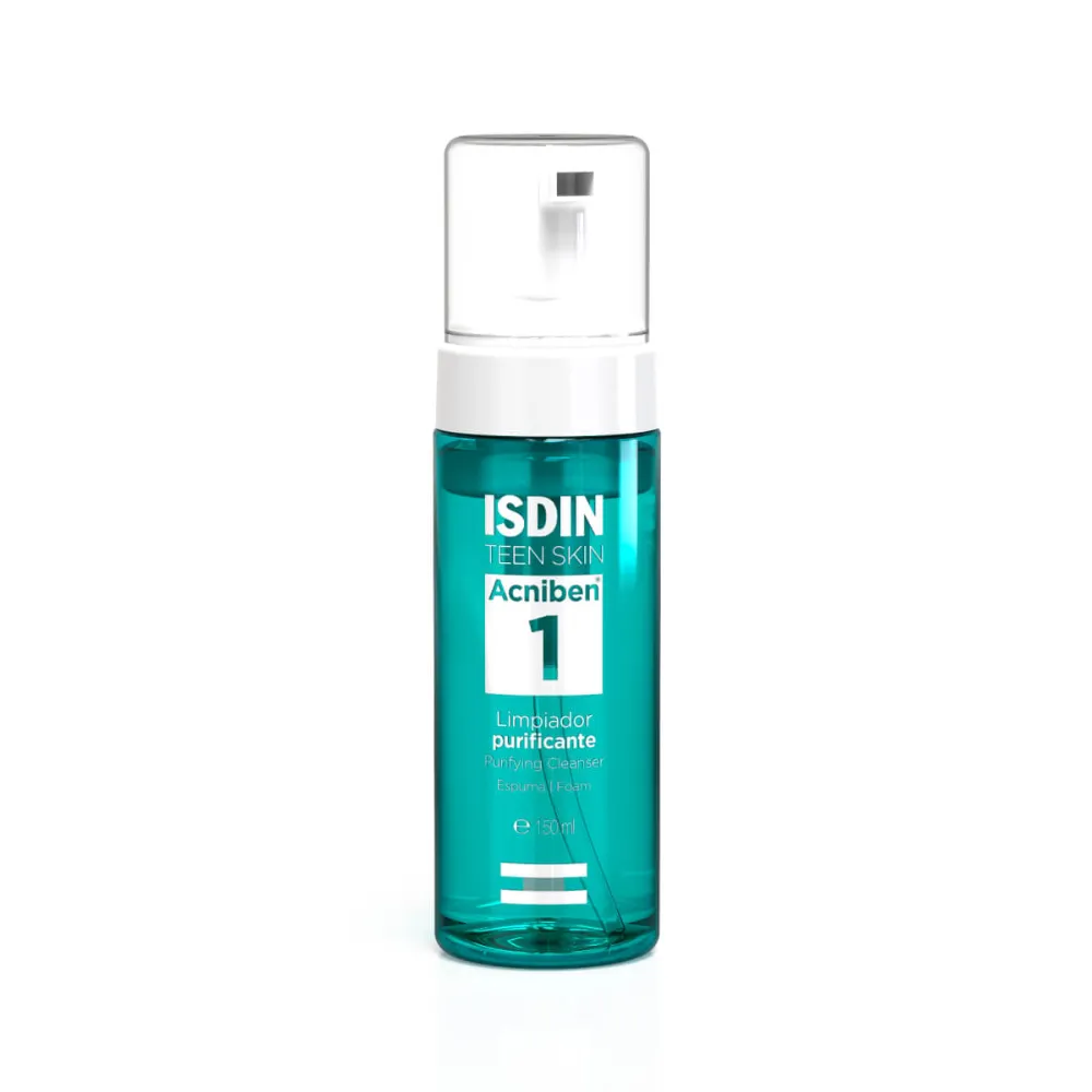 Acniben Espuma Limpiadora Purificante, 150 ml. - Isdin