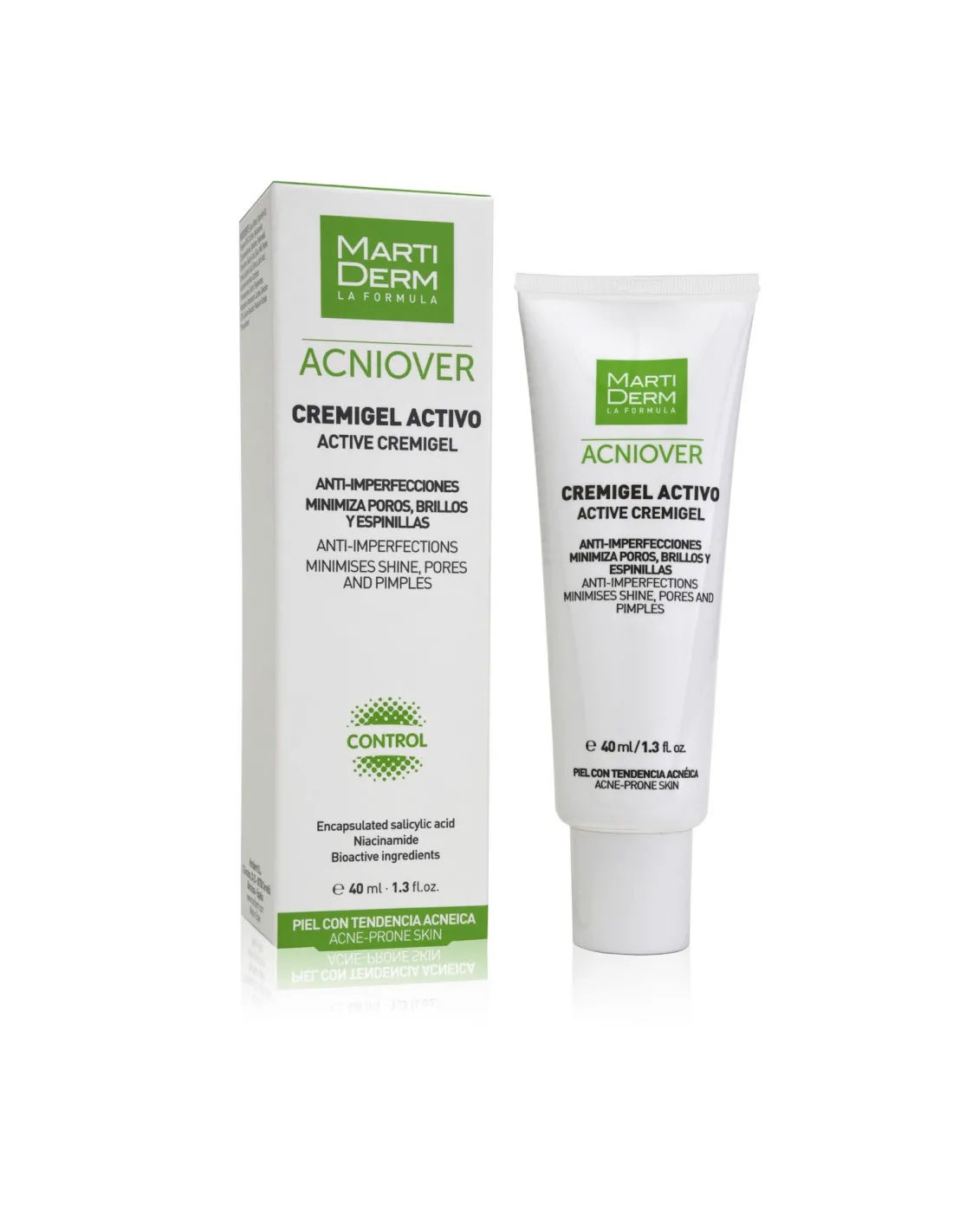 ACNIOVER CREMIGEL ACTIVO ANTI-IMPERFECCIONES MARTIDERM 40 ML