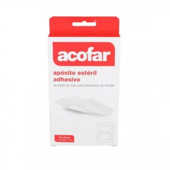 Acofar Apósito estéril adhesivo 10x6cm 10uds