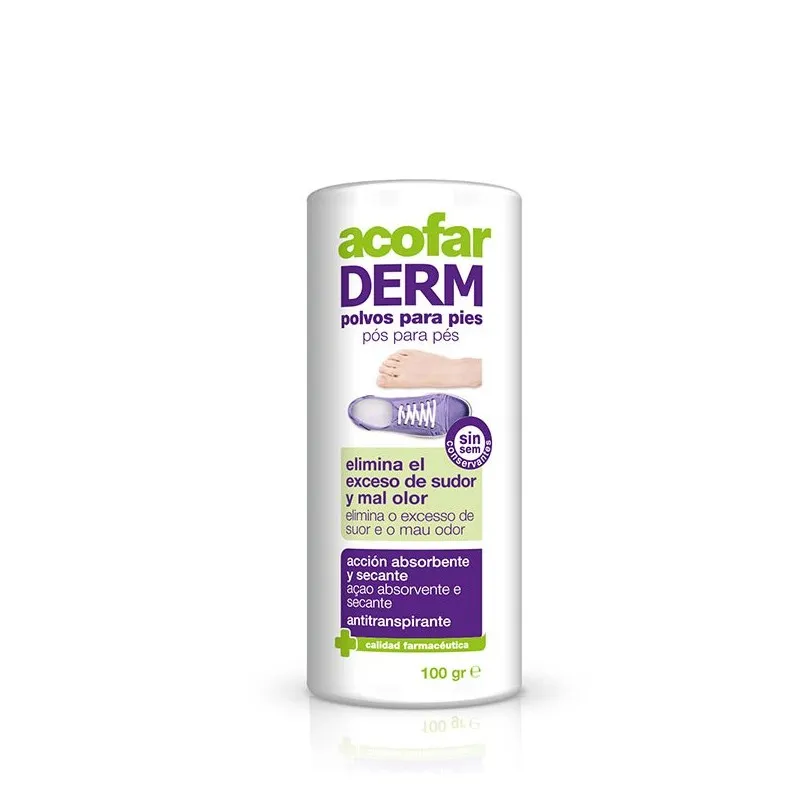 Acofar Derm Polvos para Pies 100 gr