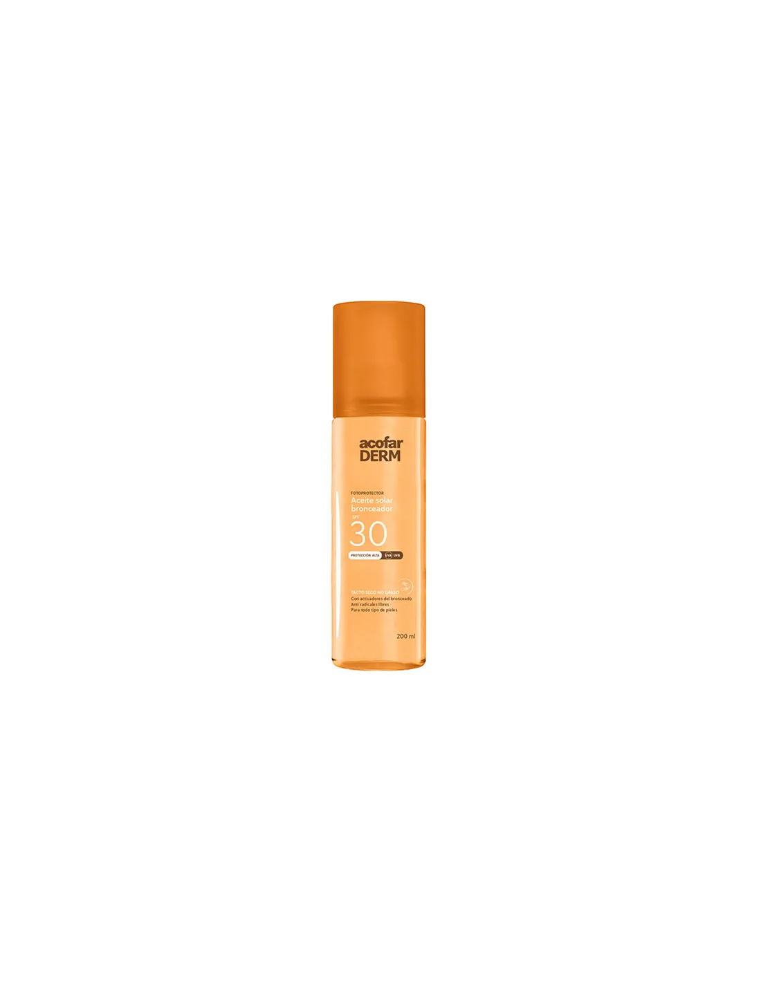 ACOFARDERM ACEITE SECO BRONCEADOR SPF 30 200 ML