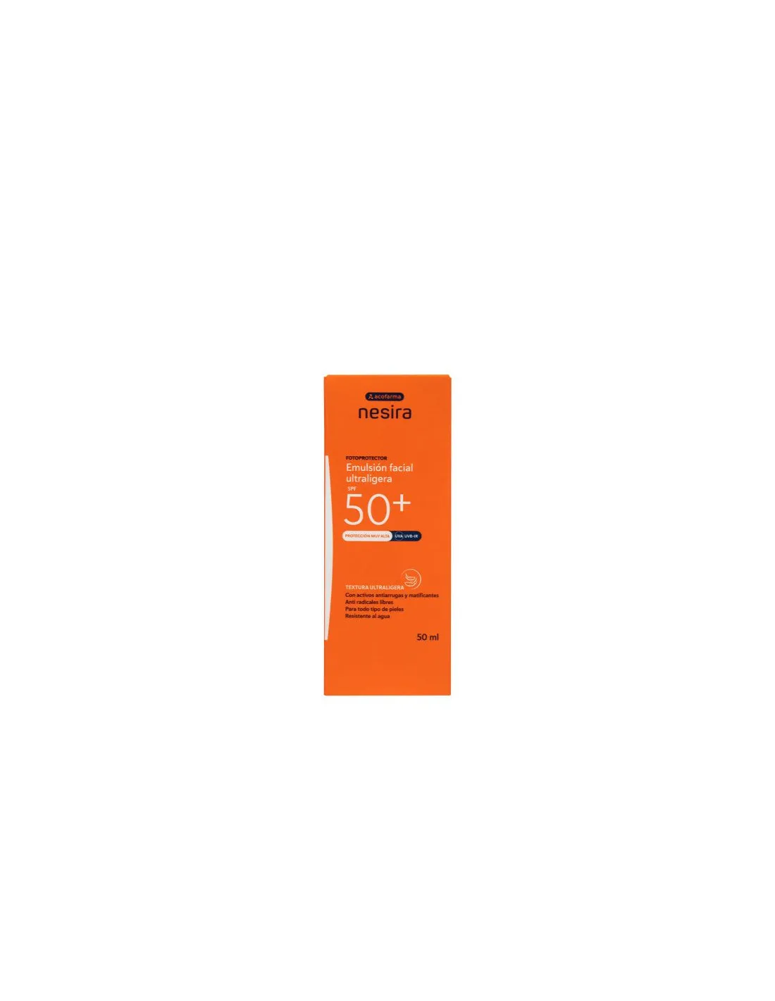 ACOFARDERM EMULSION FLUIDA FACIAL SPF 50+ 50 ML