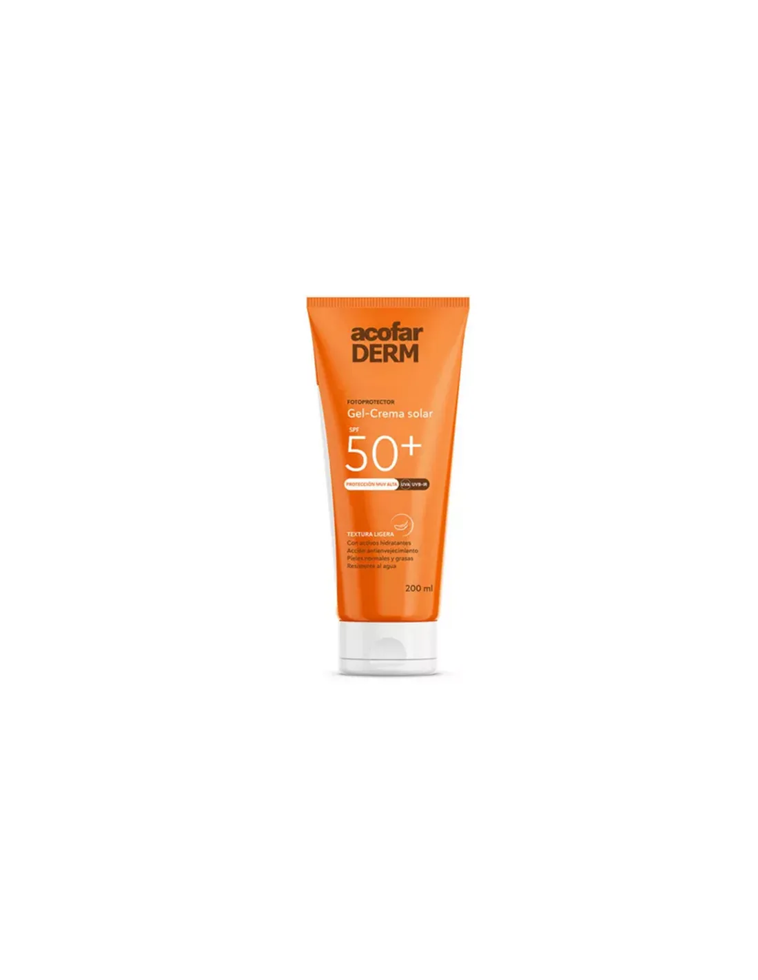 ACOFARDERM SPF 50+ TACTO LIGERO GEL CREMA 200 ML