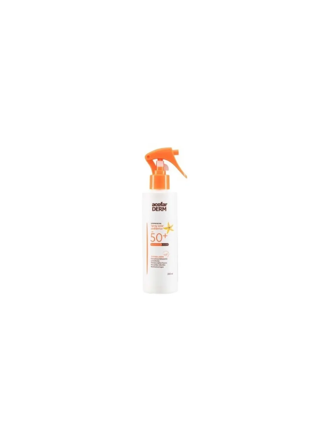 ACOFARDERM SPRAY SOLAR PEDIÁTRICO SPF 50+ 200 ML