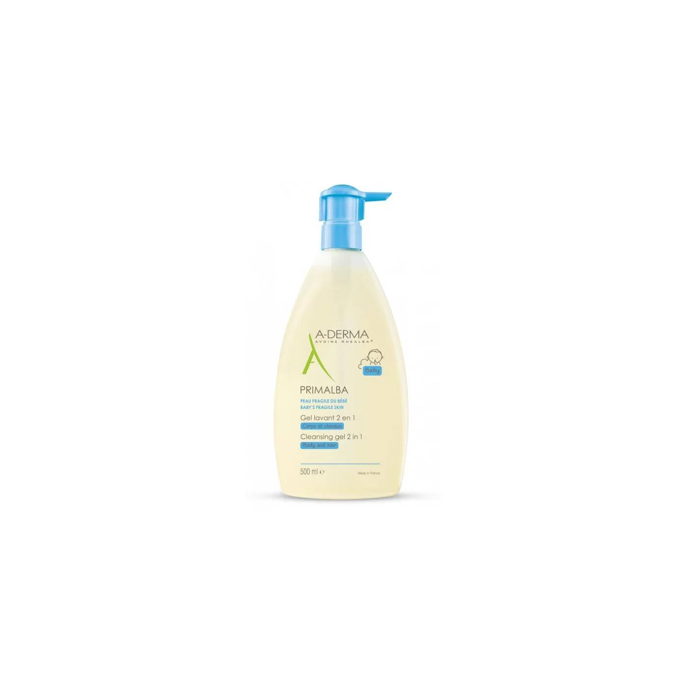 Aderma Primalba Gel Limpiador Suave Bebe 500 ml