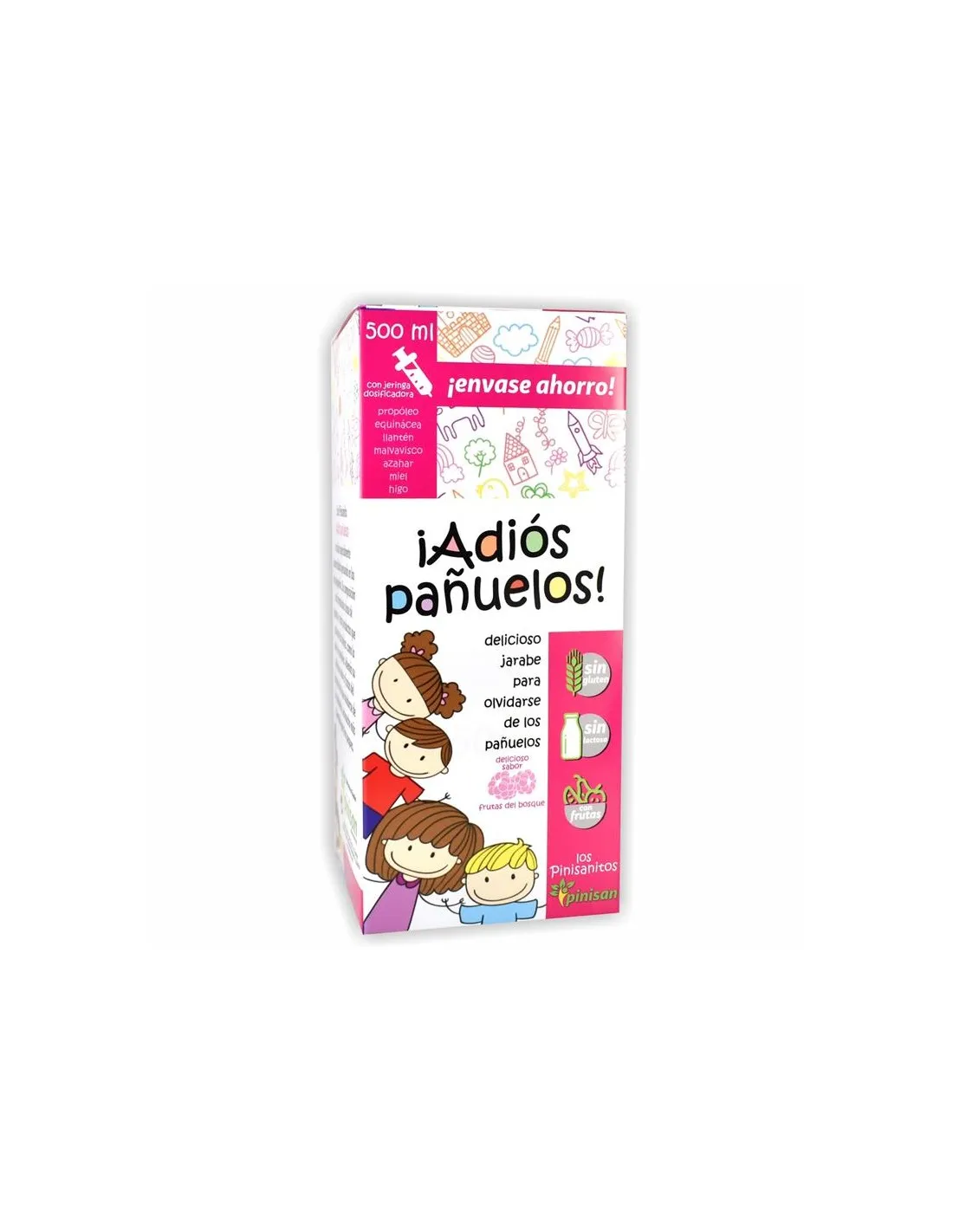 Adios Pañuelos Pinisanitos Jarabe 500Ml. de Pinisan