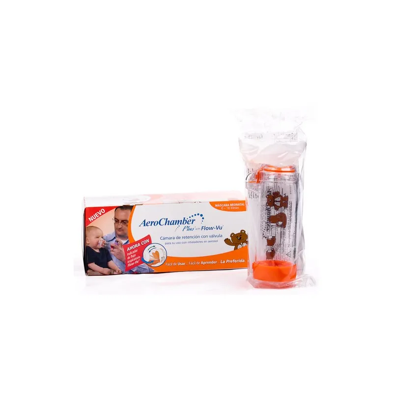 AEROCHAMBER NEONATAL NARANJA 0-18 MESES