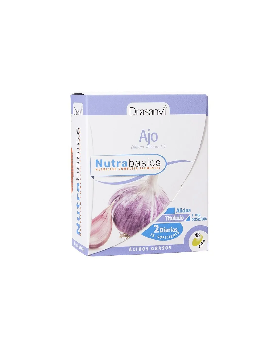 Ajo Macerado 1000Mg Bote 48 Perlas Nutrabasicos Drasanvi