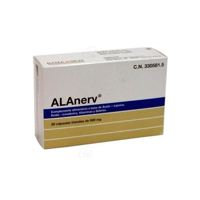 Alanerv 30 Capsulas Blandas