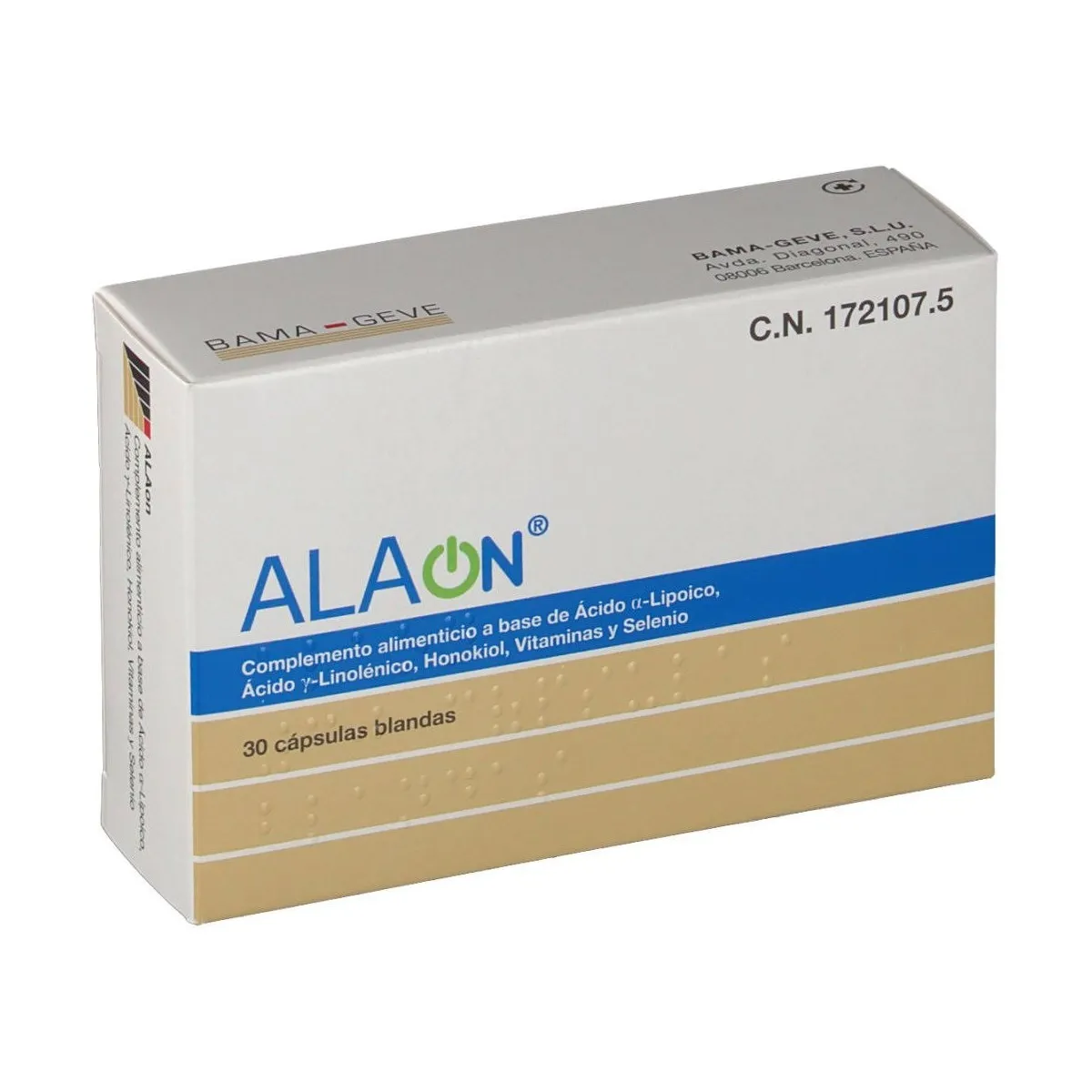 Alaon 30 cápsulas blandas