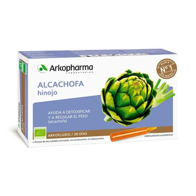 Alcachofa E Hinojo Arko 20 Ampollas Bebibles