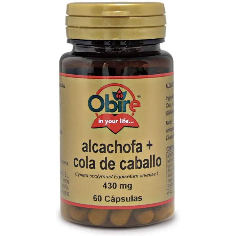 OBIRE ALCACHOFA + COLA CABALLO 60 CAPSULAS