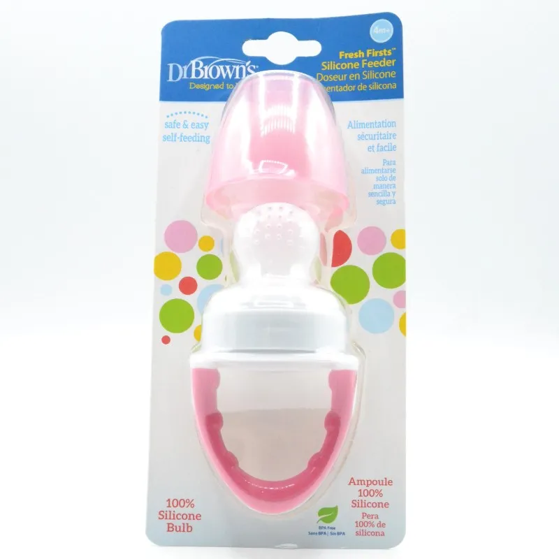 ALIMENTADOR DR BROWN´S ROSA +4M