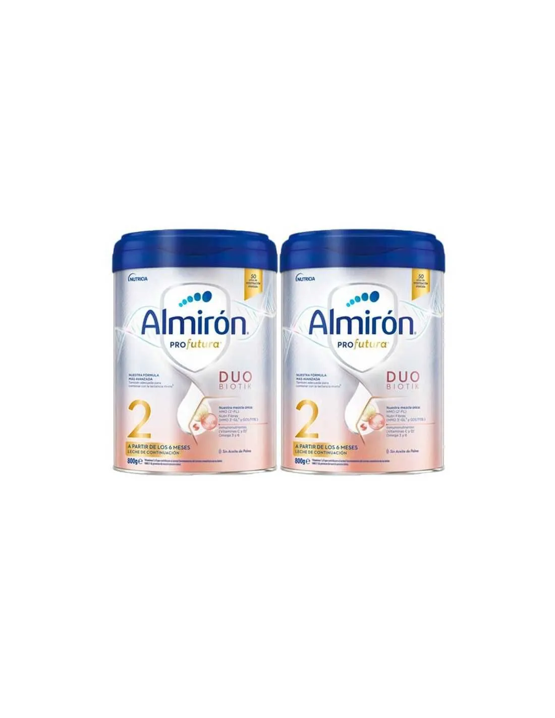 Almirón profutura 2 Duobiotik leche de continuación duplo de 800 g