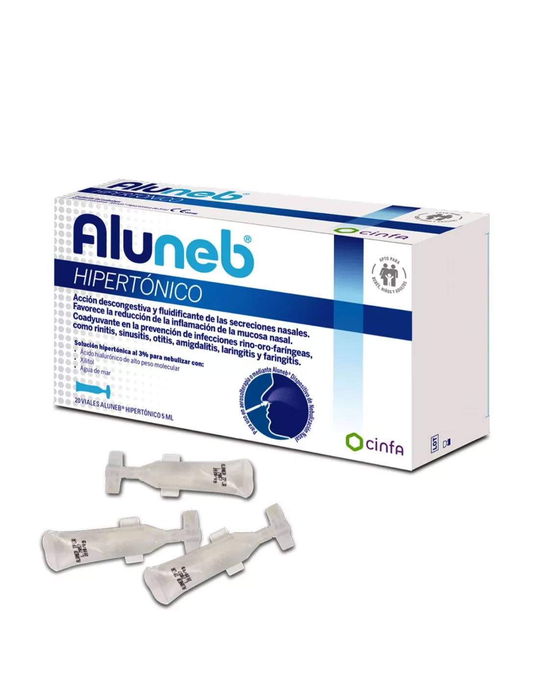 ALUNEB HIPERTONICO 20 VIALES 5 ML