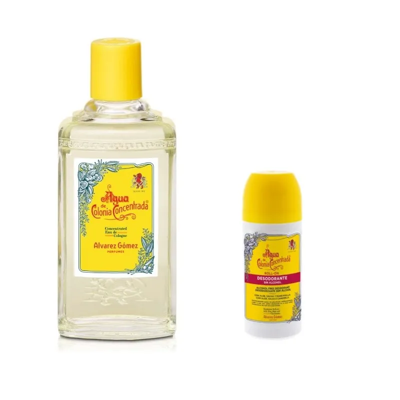 ALVAREZ GOMEZ ESTUCHE AGUA CONCENTRADA 80ML + DESODORANTE ROLL ON 75 ML
